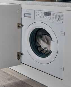 Integrated washing machines Neff integrated washing machine White 1400rpm HNF8500 - LED display - H818mm x W600mm x D570mm - 2 year guarantee subject to registration with Neff 19 programmes