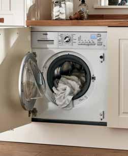 Integrated washer dryers EG integrated washer dryer White 1400rpm HG8700 - Start delay up to 20 hours - LCD display - H820mm x W596mm x D594mm - 2 year guarantee subject to registration with EG 14