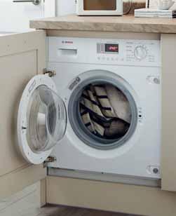 programme B Cold fill B utomatic load detection system Start delay Condenser dryer Child lock Wash rating Drying rating Bosch integrated washer dryer White 1400rpm HBH8700 - Start delay up to 24