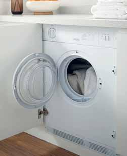 Integrated tumble dryer Lamona integrated tumble dryer White UK LM8800 - Reverse tumble - Fully integrated vent hose - H890mm x W595mm x D530mm - 2 year guarantee 2