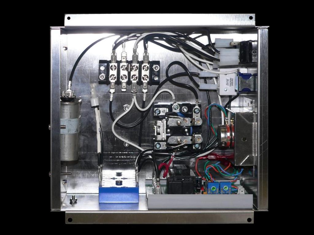 Terminal Block p/n 42006 Circuit Breaker, 10A 277V p/n 48659 Switch, Rocker DPDT Lighted (2) p/n 48616 Capacitor, 4 µf 440 VAC