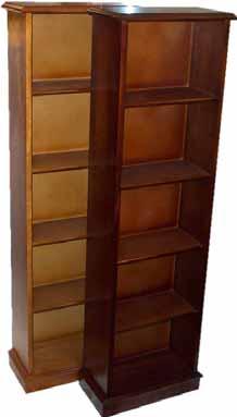 MEDIA STORAGE CABINET WITH SHELVING SYSTEM OPEN 130x39x20