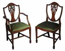 Prince of Wales feathers DINING CHAIR Prince
