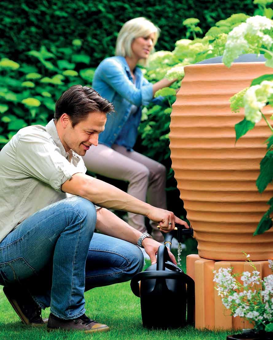 conservation Some of our most valuable resources are freely available to gardeners. Garden watering can account for as much as 70% of the water used in hot weather conditions.