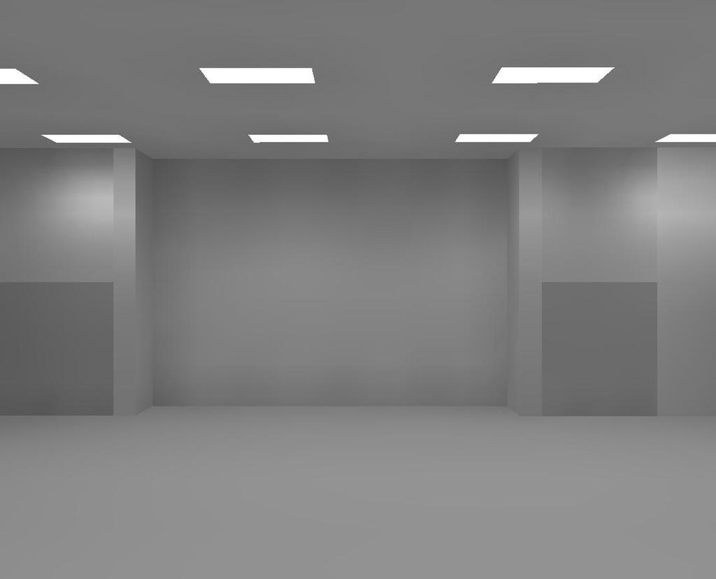 Figure 9: Existing lighting design of the