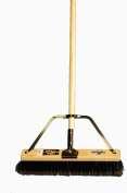 Furgale Contractor Power Sweep-Rough Great for heavy debris and stones For outdoor/indoor use under wet/dry conditions Assembled broom comes with 60 handle and steel brace Fiber: Stiff synthetic 4