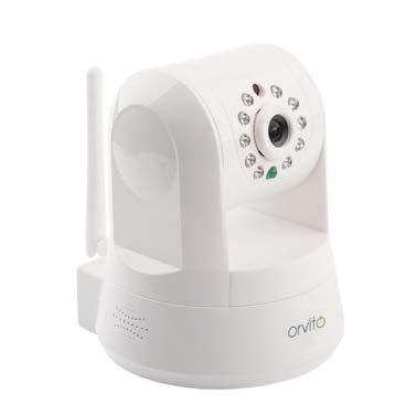 WIRELESS INDOOR VIDEO SURVEILLANCE CAMERA Experience true peace of mind. From office, keep an eye over your children or elderly parents at home.