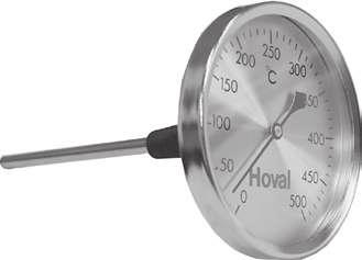 Part N Accessories Flue gas thermometer with drag indicator Ø 5 / 80x150 mm (mounting on site) Range of indication 100 C - 500 C Part N 2412 37 Three way valve B3G460 PN 10, 110 C, DN 32 case, shaft