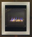 3 Sided Fascia 4 Sided Fascia The Captiva range high efficiency glass Fascia Height: 840mm 930mm fronted fireplace has an impressive Fascia Width: 790mm large scale fire with exceptional heating