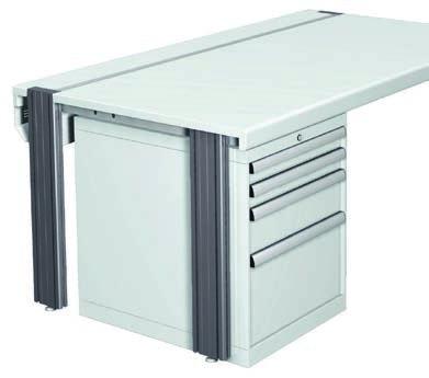 Drawer front in mm, with whole width handle strip (lable holder).