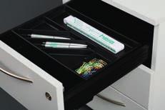 Mobile Container Suspended Container O Top drawer with lock and small part tray pencil drawer with lock HE Small Part Tray