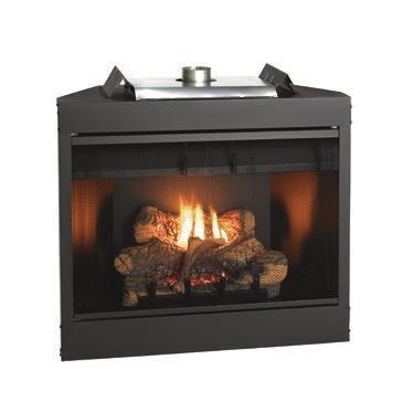 Keystone B-Vent Fireplaces Keystone Series Keystone B-Vent Fireplaces combine modern technology with traditional venting to create the appearance and performance of a