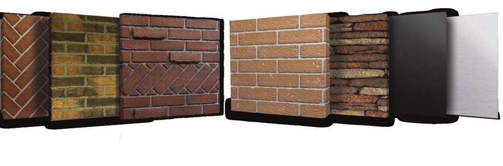 Options and Accessories Fireplace Liners All brick