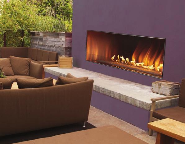 All of our outdoor hearth products feature concealed controls and stainless steel for all exterior surfaces to provide lasting beauty. These products are designed for outdoor use only.