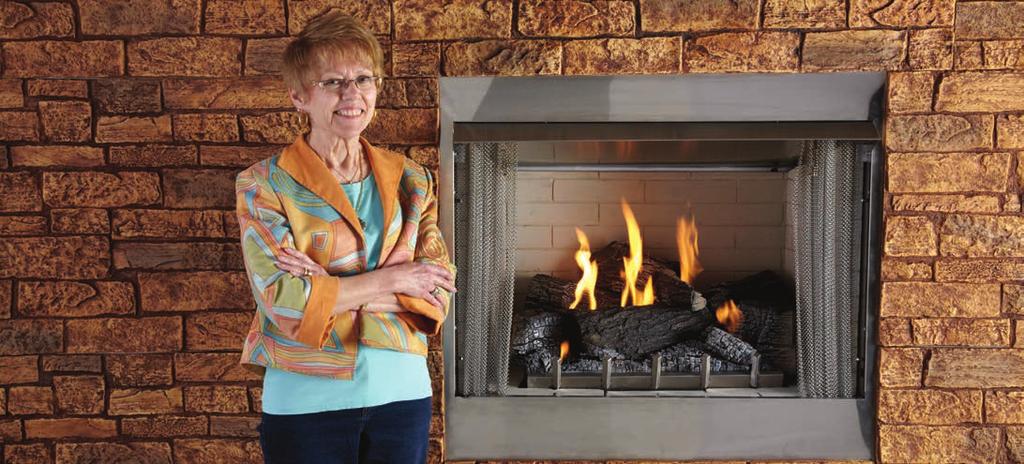 Carol Rose Outdoor Logs and Burners These special outdoor products are named for customer service manager Carol Rose Burtz, who has been with Empire for more than 58 years.