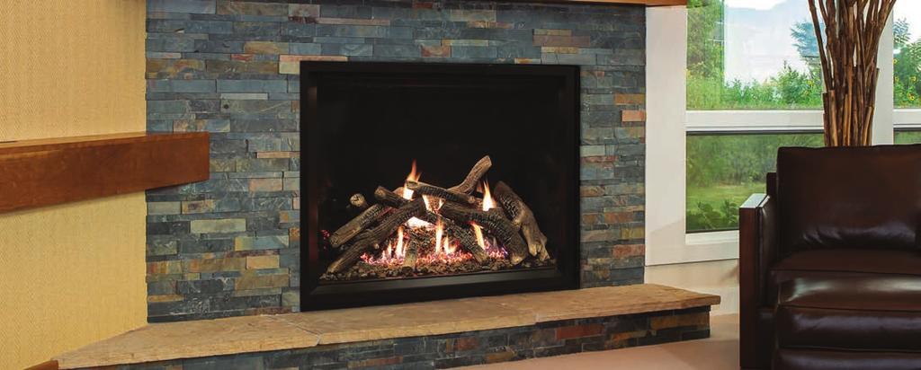 Rushmore Direct-Vent Fireplace with TruFlame Technology The