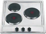 ths 0 av 45 50 burner gas hob Pan support with non-slip feet Can be installed with knobs facing frontally or sideways Optional glass cover TVC 45