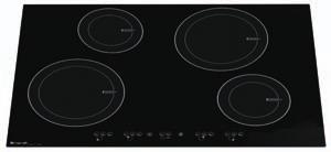 77 PVF 7ht 48 Induction glass ceramic hob Touch control operation with acoustic signal 4 induction zones with Booster function - Security
