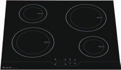 INDUCTION PVF 6ht 48 Induction glass ceramic hob Touch control operation with acoustic signal 4 induction zones with Booster function