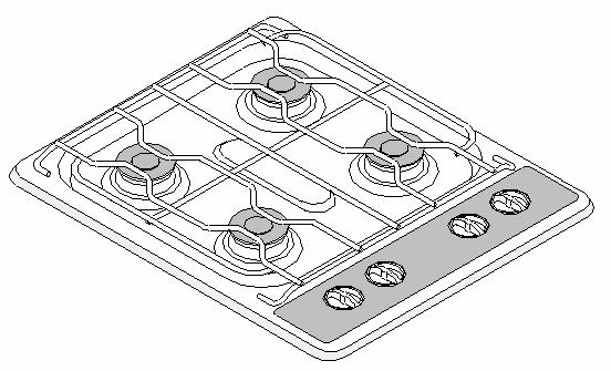 CO UN T RY L E I S U R E BUILD-IN COOKING HOB MODELS H200F, H250F, H400F, 756 & 854F FOR USE WITH LIQUIFIED PETROLEUM GAS USER AND