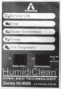 How HumidiClean Works When power is supplied to the unit, the water fill valve energizes, and water enters the tank.