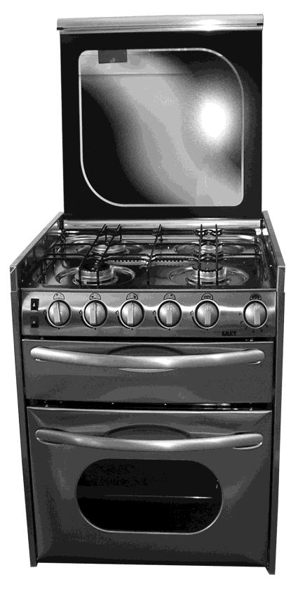 Stainless Steel Cookers 040959 SERIES 400 STAINLESS STEEL STOVE 4 Burner with Grill and Oven 040935 SERIES 400 STAINLESS STEEL GRILL 4 Burner with Grill Energy Safety Compliance # SER8185A Energy