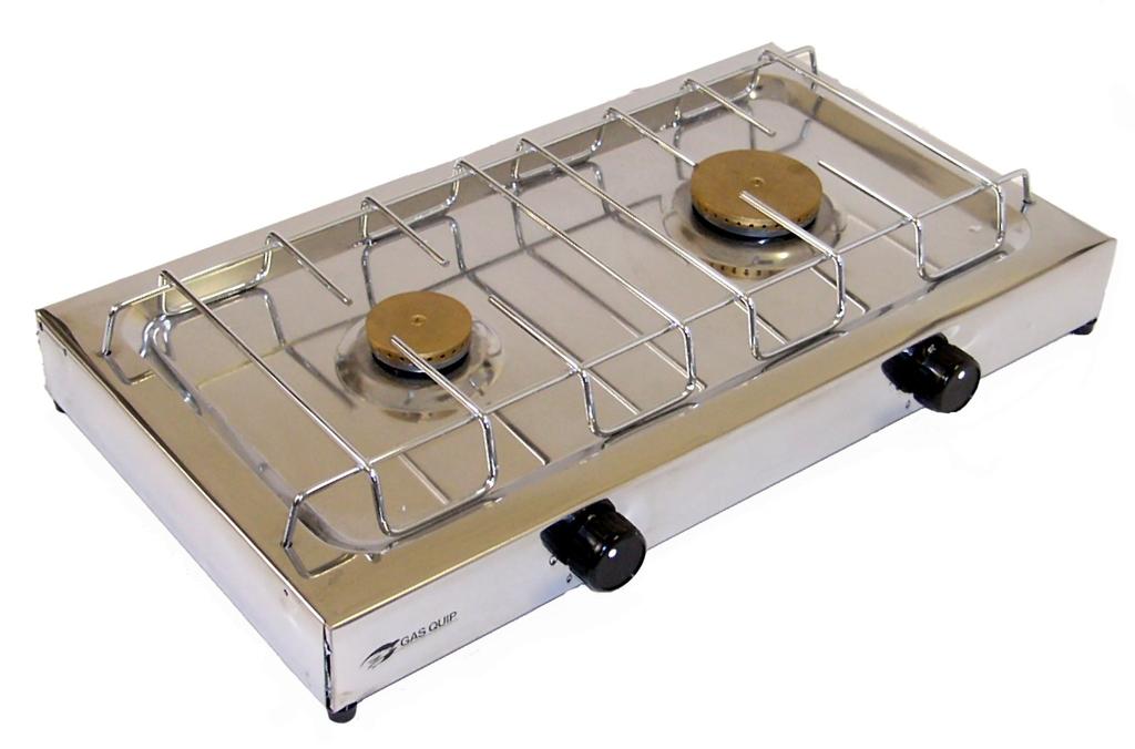 Stove Top Hobs / Grill / Portable 001056 (SA10SF) 2 HOB PORTABLE COOKER Stainless Steel with Flame Failure 001009 (SA106) - SEA/FIDDLE
