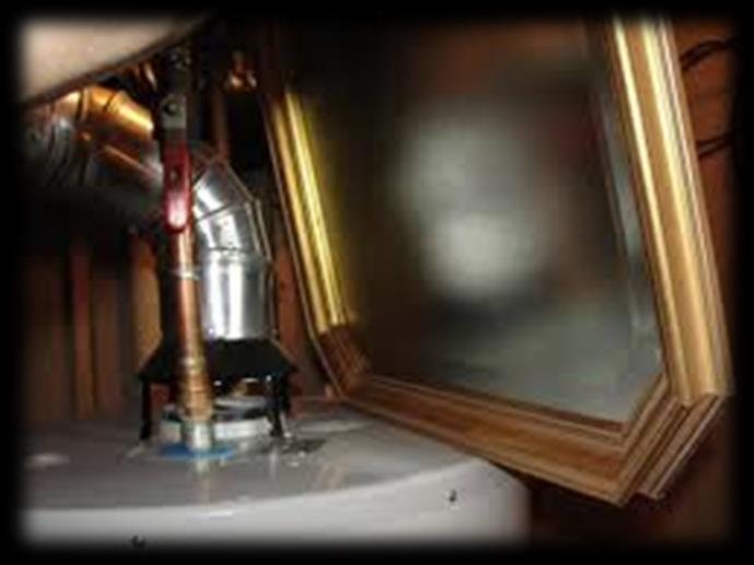 Backdrafting - Spillage Appliance is not vented properly Spills or back drafts into living area Most common test utilizes a mirror as byproducts of combustion contain water vapor