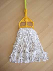 Cut-end mop for general cleaning purposes.