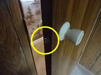 1. Floor Condition Bedroom 2. Wall Condition 3. Ceiling Conditions 4. Door Conditions The bedroom door does not properly latch and needs adjustment.
