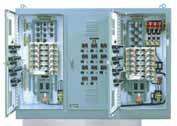 Our standard power control panels are available with NEMA 4, 4X, 7, and 12 enclosures and integrated temperature and overtemperature controls.