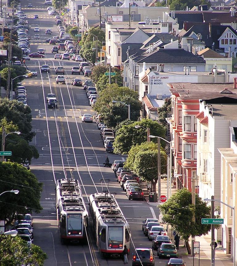 Irving Street and N Judah Overview Vibrant