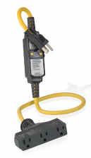 Portable GFCI Cord Sets & User-Attachable Devices For temporary power equipment that requires GFCI protection, manual or automatic reset portable GFCIs can be used.