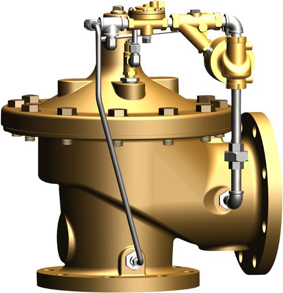 gradually for surgefree operation Adjustable pressure settings, unaffected by pressure at valve discharge Sizes 1-1/4-24 Provides pump and pipeline protection during pump start sequence