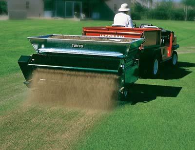 DETHATCH & AERATE add topdressing to your fall renovation