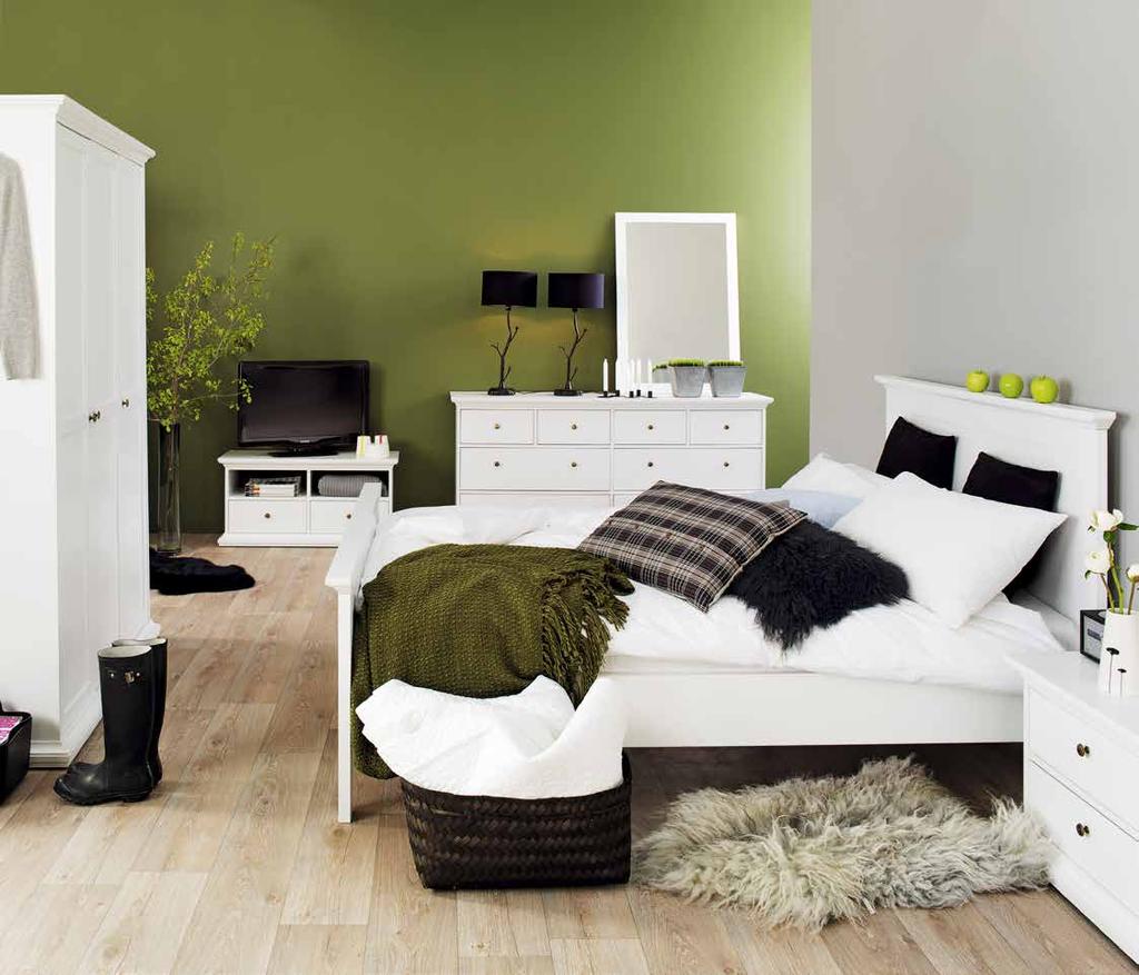 Colour 49 3. With Paris, we have designed a complete range of furniture for the bedroom and teenage bedroom.