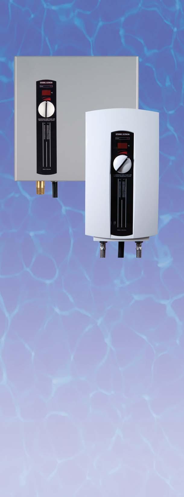TEMPRA / DHC-E TANKLESS ELECTRIC WATER HEATERS Tempra / DHC-E Featuring Advanced Microprocessor Control Control