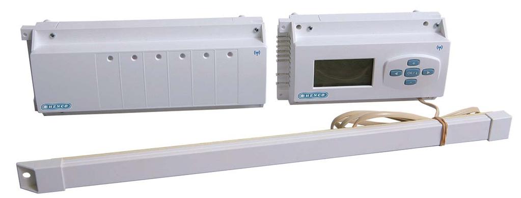 UFH-ZONE-R This control unit enables you to receive signals from 6 radio-controlled room thermostats, by which all areas may be controlled. Besides, this module can also serve as timer for more (max.