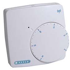 Connection of a radio-controlled room thermostat (UFH-THERM-R): 1. Put the thermostatic switch in the centre position. 2. Put the timer - by using the < and > keys - in the comfort mode ( ) 3.