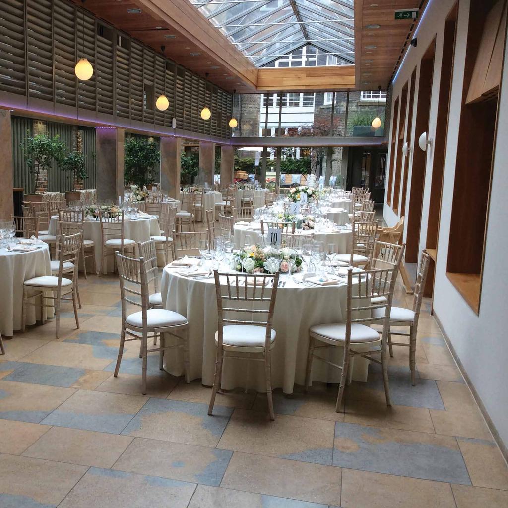THE ORANGERY & COURTYARD GARDEN Many beautiful classic venues in central