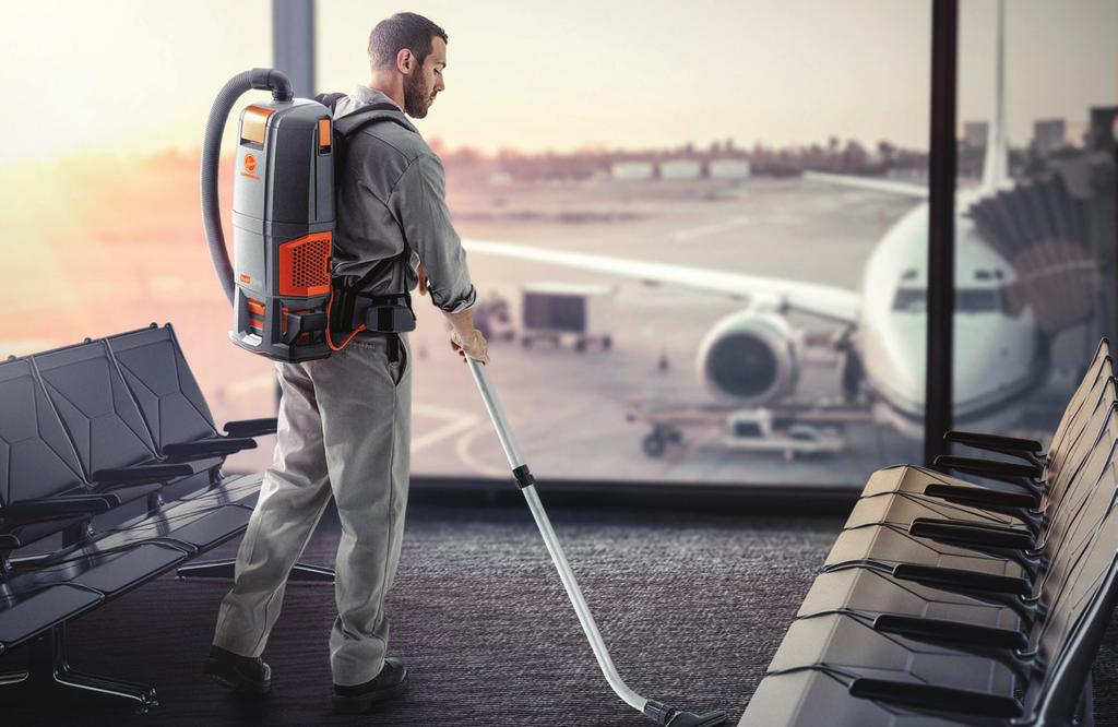 The M-PWR 40V line is the first cordless cleaning system specifically designed for continuous runtime, providing an unmatched ROI versus existing backpacks and uprights.