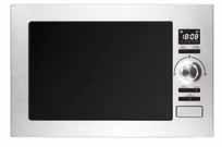 UBMG25BK 25 litre built-in microwave oven & grill BM17LBS 17 litre wall mounted microwave oven & grill UBPBK20LC 20 litre