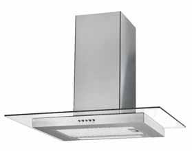 5W LED lamps - 2 x aluminium filters - chimney extension 640-1200mm - 6" ducting required 90cm OISLA90SS 1 x OTMFILT 4 (pair) D stainless