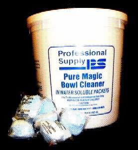 Order # PSPC1 Pure Magic #1 (Toilet Bowl Cleaner) Cleaning toilet bowls This bowl cleaner will break down and remove soils, lime scale and urinary salts with its high foaming action.