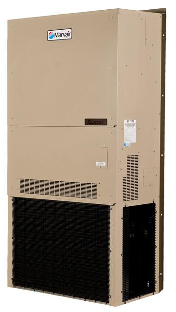 The energy efficient operation keeps operating costs to a minimum and makes the Marvair heat pumps ideal problem solvers for a wide variety of applications, including offices, classrooms and