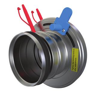 40 Accessories IR Iris Damper The IR is an iris damper for measuring and adjusting air flow. Low noise level, centrically formed air flow and fixed test points for precise measurements.