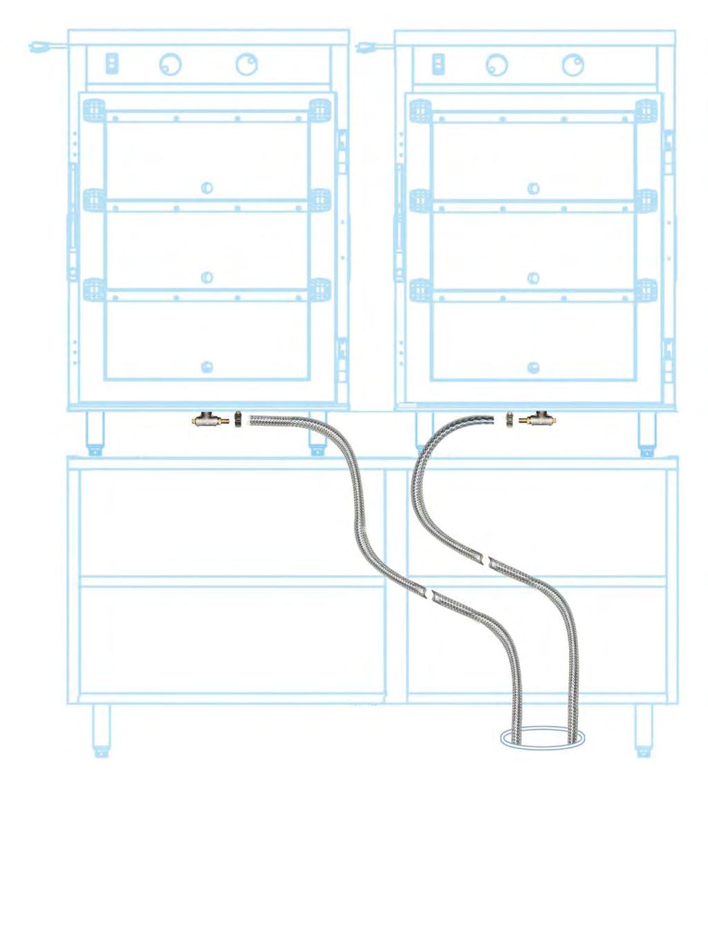 Plumbing Parts Drain Line Showing Drain Line Assembly Using Existing Table For Two Units