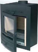 Solid Fuel Integra Majestic The Majestic SF Integra is a typical arched cast-iron insert adapted for use with a highly efficient stove box called the Solid Fuel Inset (shown below).