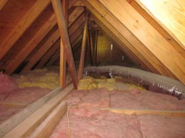 Many times, this situation is not present during the inspection. ATTIC AND INSULATION: ATTIC ACCESS LOCATION: In-law room and hall ceiling. STORAGE There is no flooring installed for light storage.