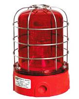 Alarm systems MEDC XB13 Rugged Weatherproof Beacon Certified IP66 & IP67 Corrosion Resistant Red Painted GRP Body.